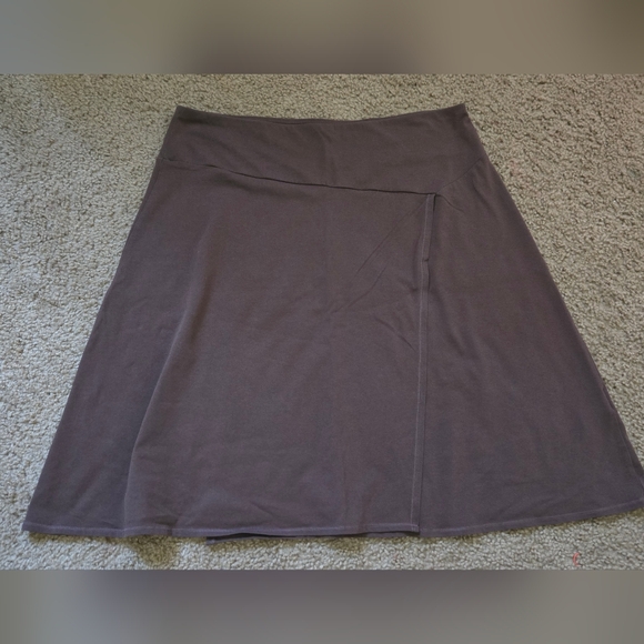 Patagonia Womens Vitaliti Brown Midi Knee Length Skirt Size Large - Picture 1 of 7